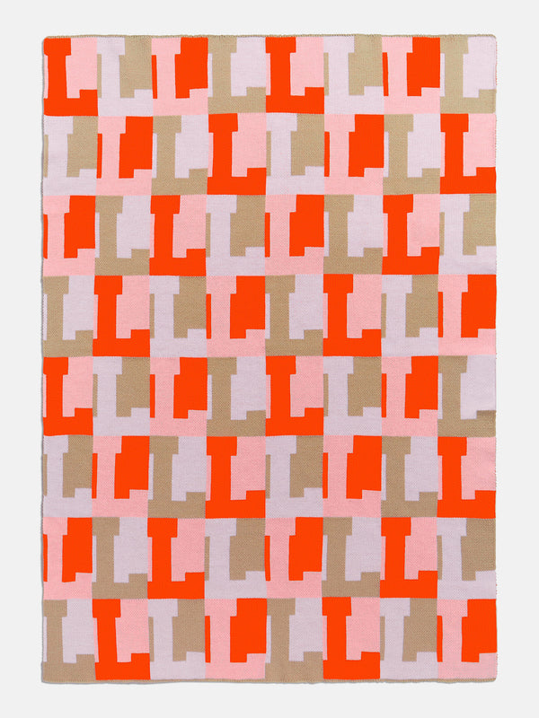 On Repeat Custom Blanket - Pink/Orange