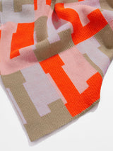 BaubleBar On Repeat Custom Blanket - Pink/Orange - Enjoy 20% off custom gifts