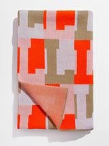 BaubleBar On Repeat Custom Blanket - Pink/Orange - 
    Custom, machine washable blanket
  

