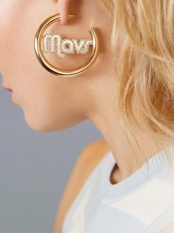 Dallas Mavericks Logo Hoops