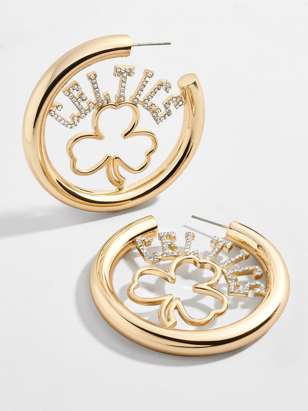 Boston Celtics Logo Hoops