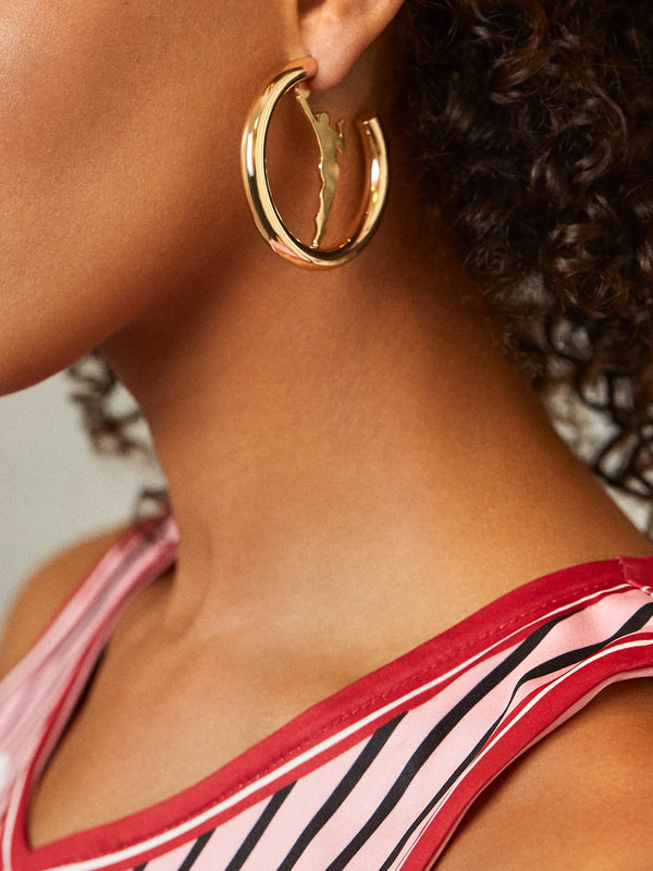 WNBA Earrings - Gold