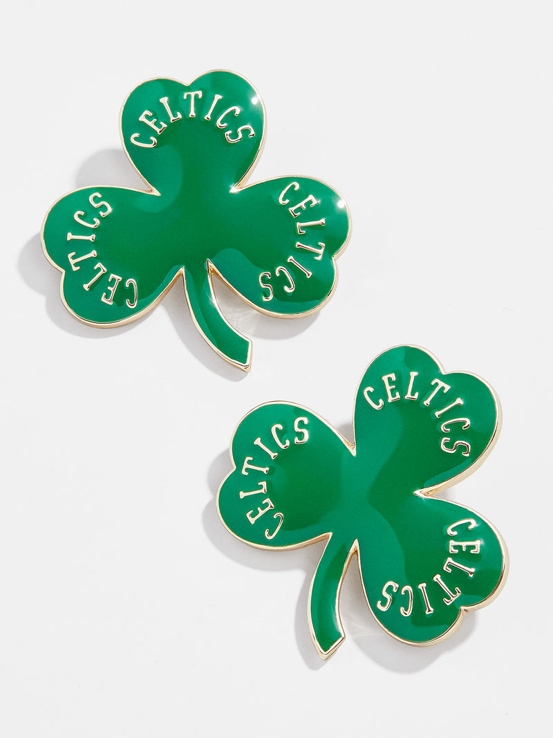 BaubleBar Boston Celtics Studs - NBA Earrings