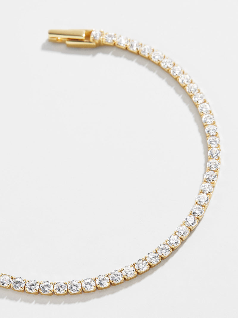 BaubleBar Bennett 18K Gold Tennis Bracelet - 18K Gold Plated Sterling Silver - 
    18K Gold Plated Sterling Silver, Cubic Zirconia stones
  
