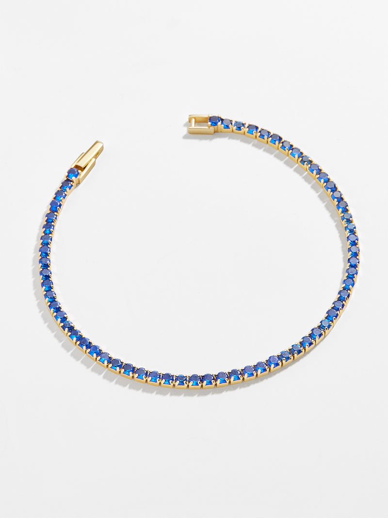 BaubleBar Bennett 18K Gold Tennis Bracelet - Sapphire - Get an extra 20% off sale styles. Discount applied in cart 
