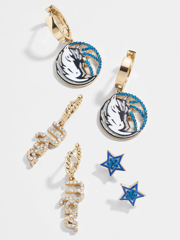 Dallas Mavericks Earring Set