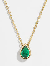 BaubleBar Emerald  - 
    18K Gold Plated Sterling Silver, Cubic Zirconia stone
  
