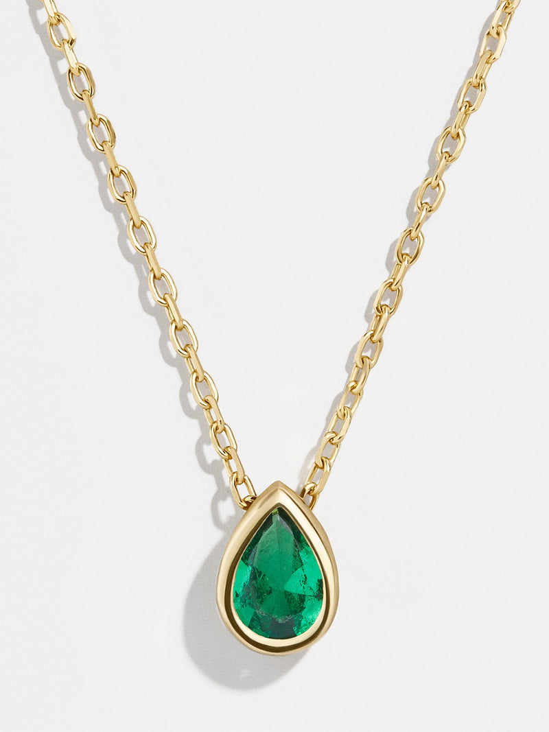 BaubleBar Emerald  - 
    18K Gold Plated Sterling Silver, Cubic Zirconia stone
  
