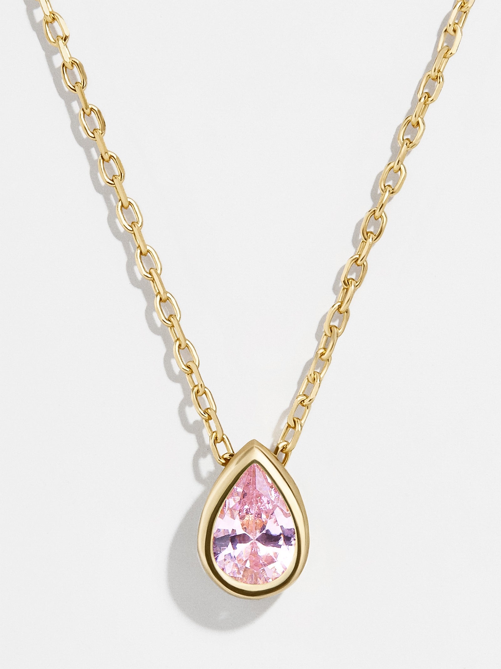 18K Gold Teardrop Birthstone Necklace – Enjoy an extra 20% off sale ...