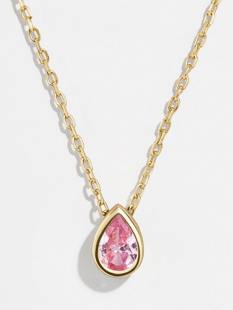 BaubleBar Rose - 
    18K Gold Plated Sterling Silver, Cubic Zirconia stone
  
