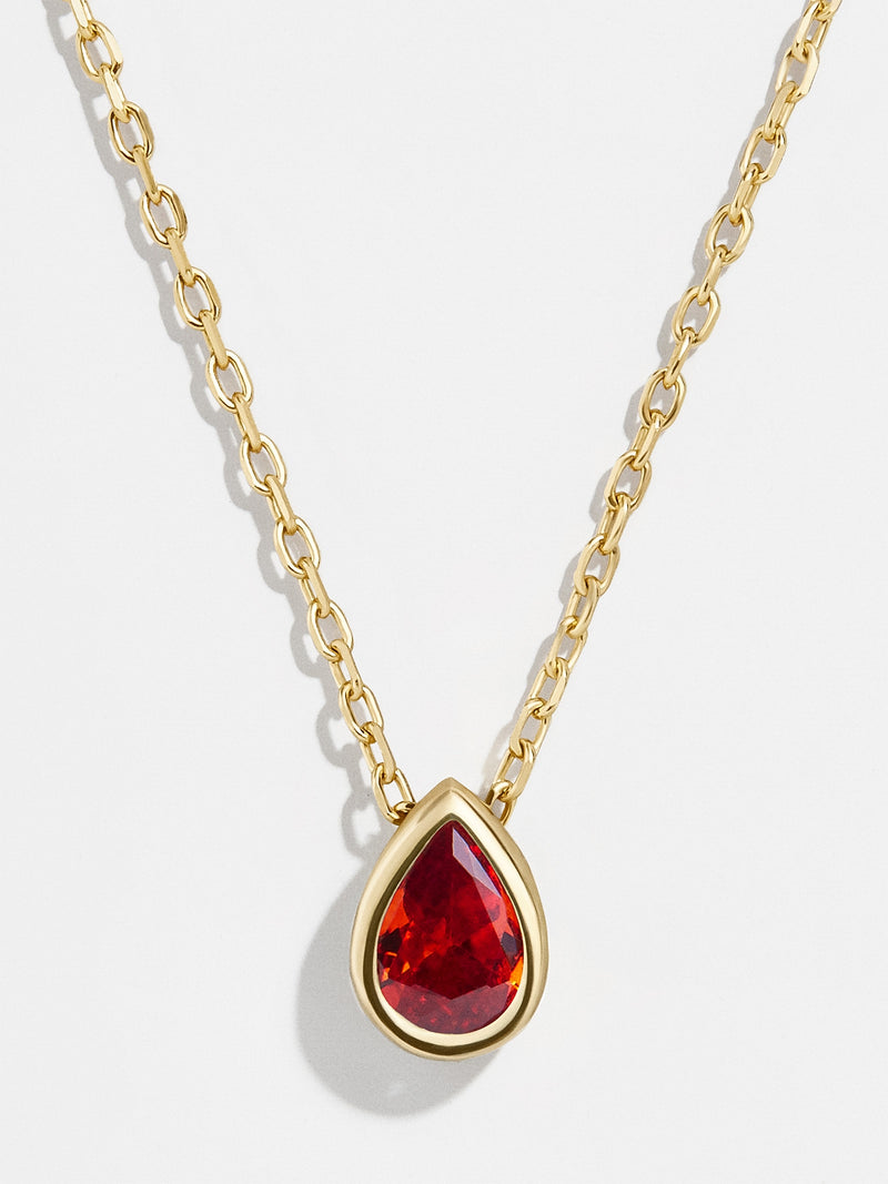 BaubleBar Ruby  - 
    18K Gold Plated Sterling Silver, Cubic Zirconia stone
  
