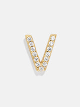 BaubleBar Gold / V - 
    18K Gold Plated Sterling Silver, Cubic Zirconia stones
  
