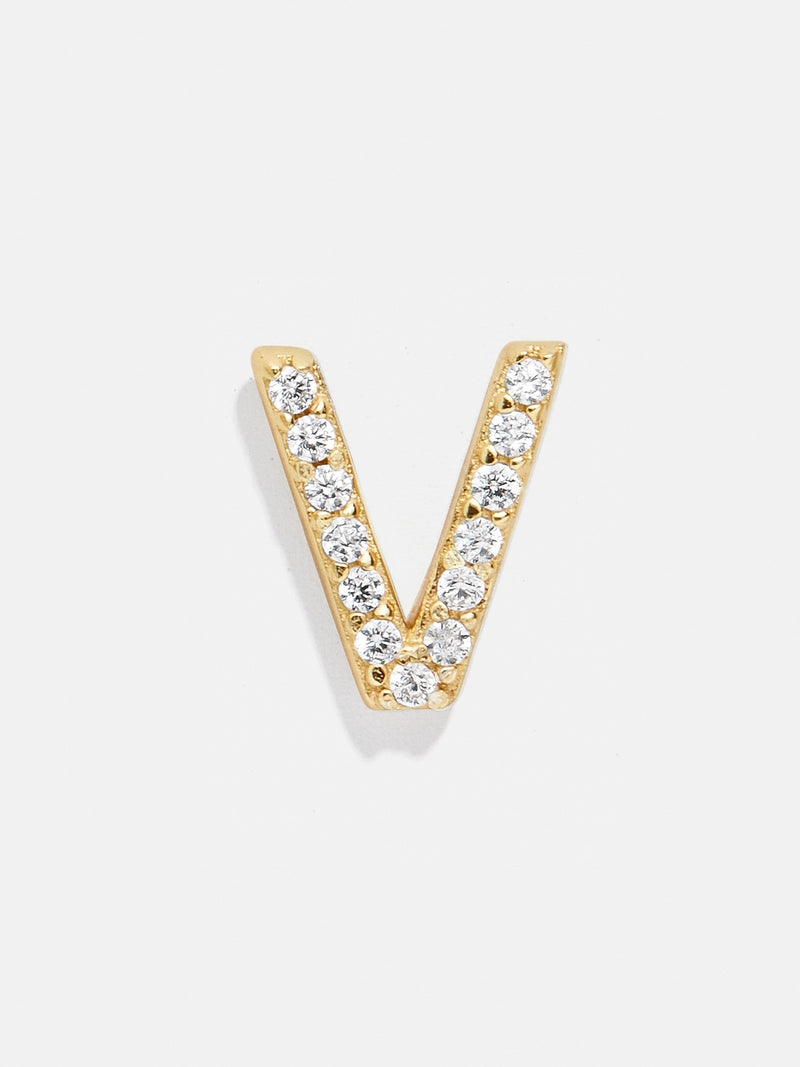 BaubleBar Gold / V - 
    18K Gold Plated Sterling Silver, Cubic Zirconia stones
  
