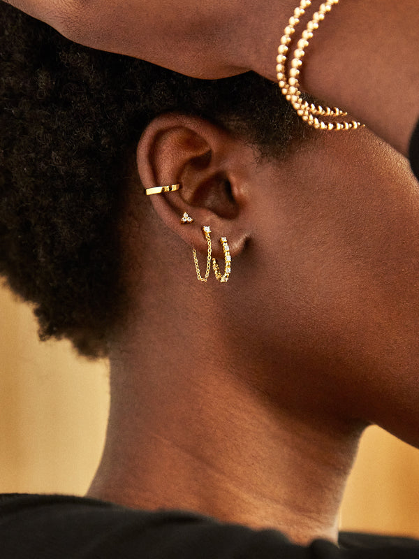 Lydia 18K Gold Earring Set