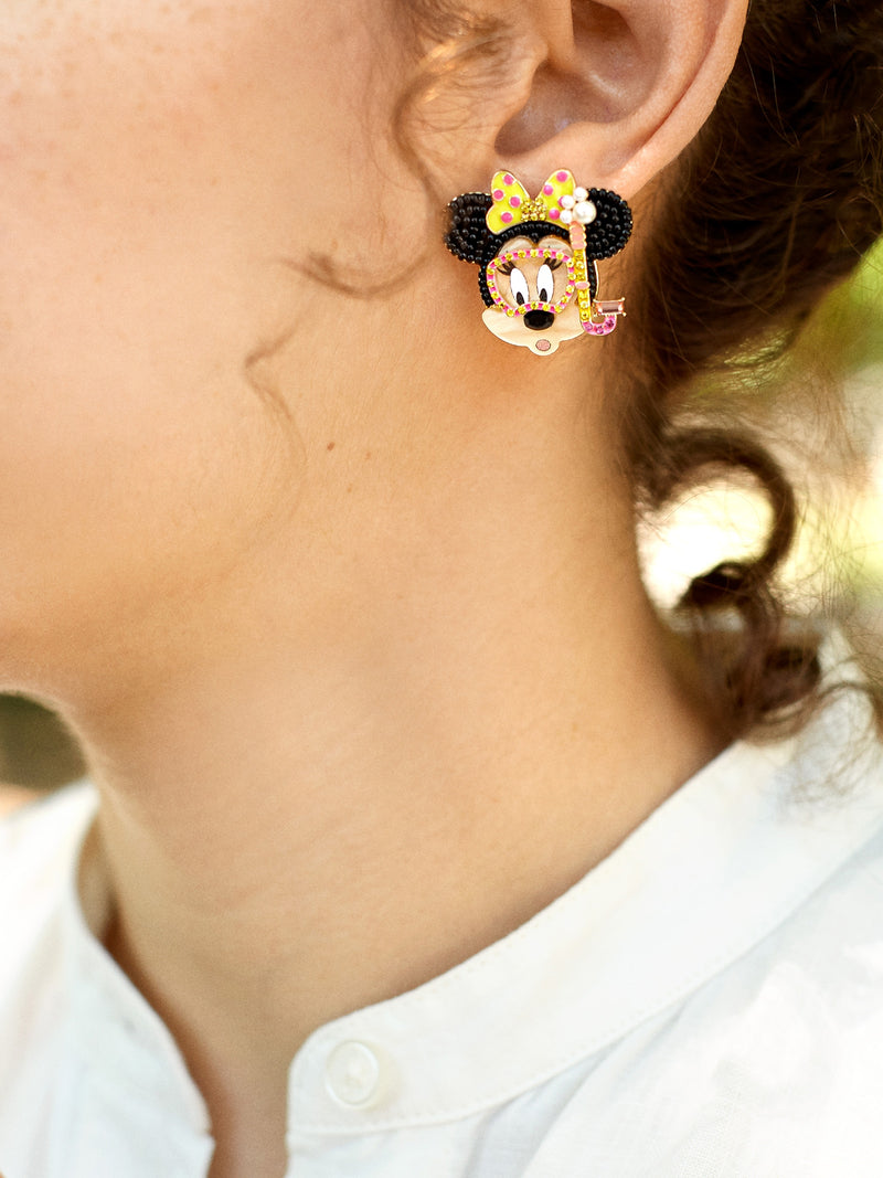 Disney Purple Pastel Mickey Mouse Earrings Spring Mouse Ear Earrings Disney  Jewelry Tassel - Etsy