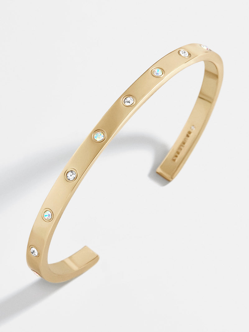 BaubleBar Amiyah Cuff Bracelet - Gold and crystal cuff bracelet