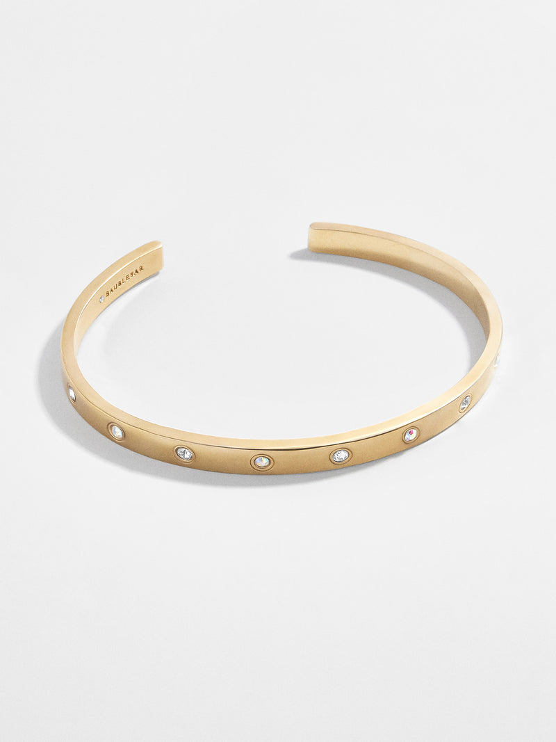 BaubleBar Amiyah Cuff Bracelet - Gold and crystal cuff bracelet