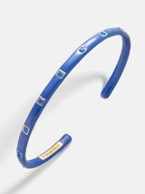 BaubleBar Cobalt Blue  - 
    Enamel and crystal cuff bracelet
  
