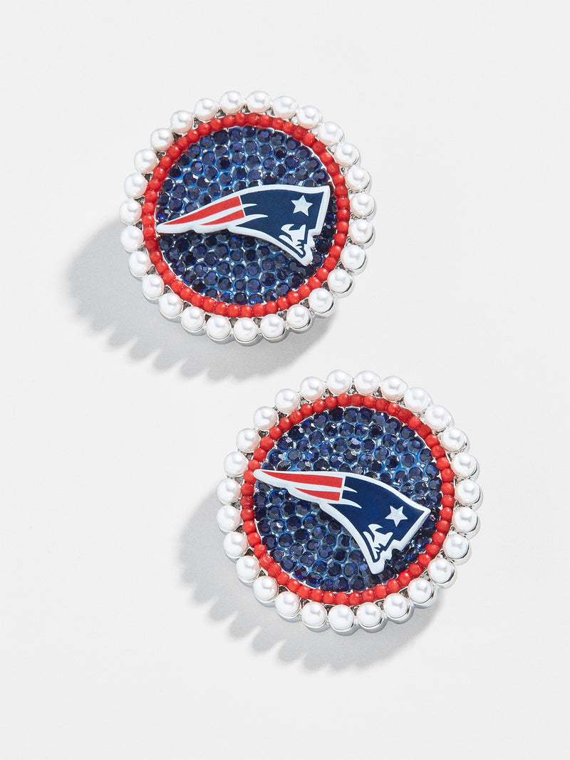 BaubleBar New England Patriots NFL Statement Stud Earrings - New England Patriots - 
    NFL earrings
  
