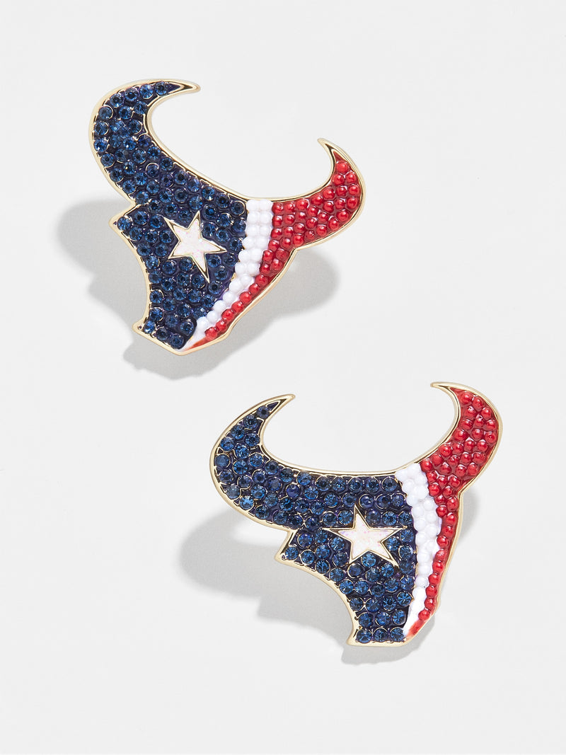 BaubleBar Houston Texans NFL Statement Stud Earrings - Houston Texans - NFL earrings