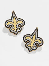 BaubleBar New Orleans Saints NFL Statement Studs - New Orleans Saints - 
    NFL earrings
  

