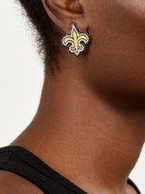 BaubleBar New Orleans Saints NFL Statement Studs - New Orleans Saints - 
    NFL earrings
  
