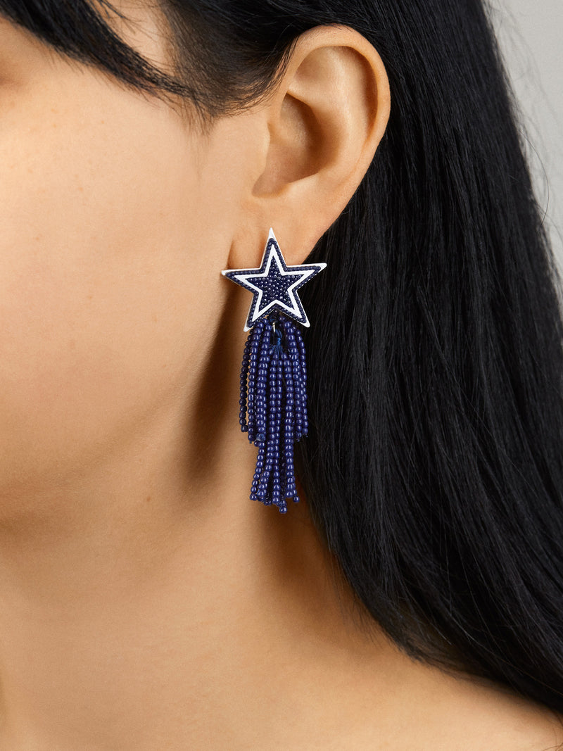 BaubleBar Dallas Cowboys NFL Tassel Earrings - Dallas Cowboys - NFL earrings
