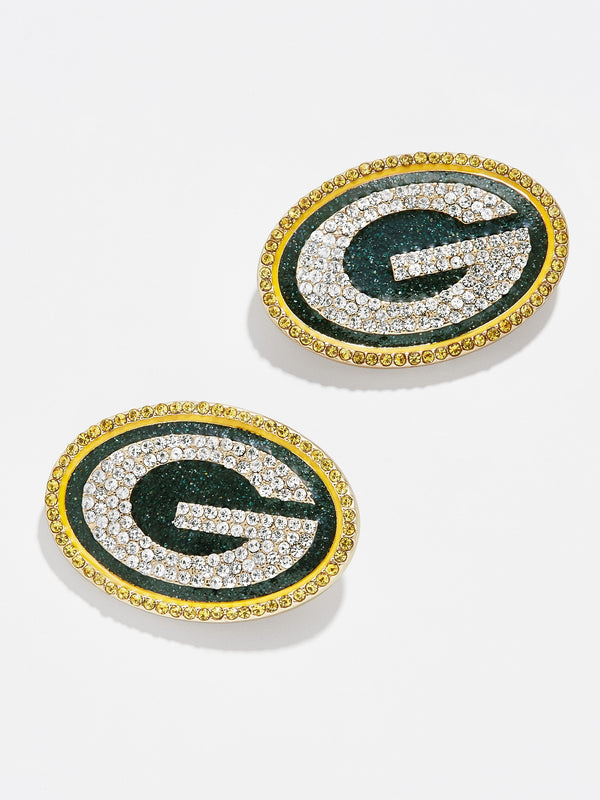 Green Bay Packers NFL Statement Stud Earrings - Green Bay Packers