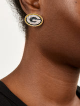 BaubleBar Green Bay Packers NFL Statement Stud Earrings - Green Bay Packers - 
    NFL earrings
  
