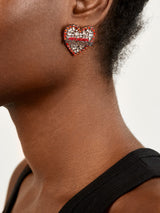 BaubleBar Atlanta Falcons NFL Statement Stud Earrings - Atlanta Falcons - 
    NFL earrings
  
