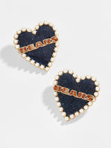 BaubleBar Chicago Bears NFL Statement Stud Earrings - Chicago Bears - NFL earrings