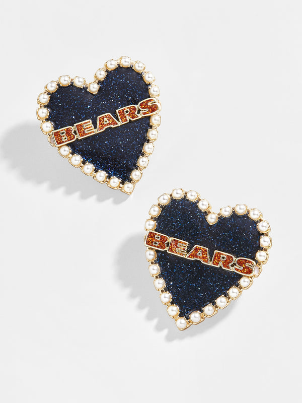 Chicago Bears NFL Statement Stud Earrings - Chicago Bears