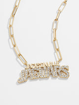 BaubleBar Jacksonville Jaguars NFL Gold Chain Necklace - Jacksonville Jaguars - 
    NFL necklace
  
