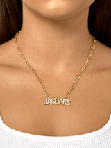 BaubleBar Jacksonville Jaguars NFL Gold Chain Necklace - Jacksonville Jaguars - 
    NFL necklace
  
