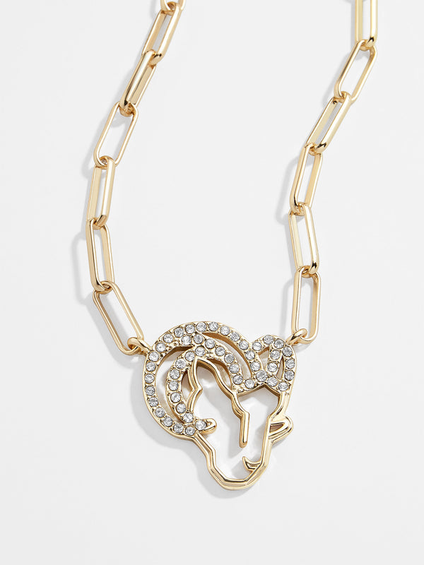 Los Angeles Rams NFL Gold Chain Necklace - Los Angeles Rams - Gold