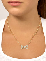 BaubleBar Tampa Bay Buccaneers NFL Gold Chain Necklace - Tampa Bay Buccaneers - 
    NFL necklace
  
