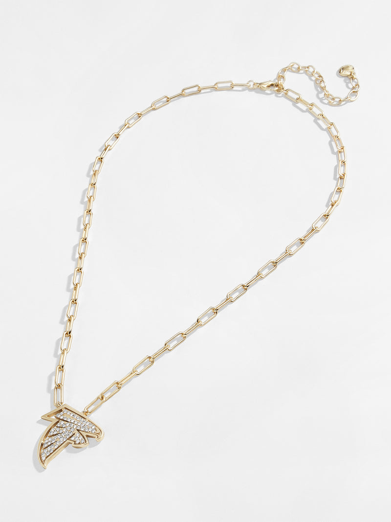 BaubleBar Atlanta Falcons NFL Gold Chain Necklace - Atlanta Falcons - 
    NFL necklace
  
