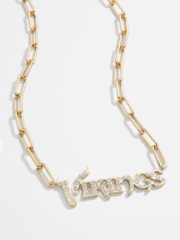 Minnesota Vikings NFL Gold Chain Necklace - Minnesota Vikings