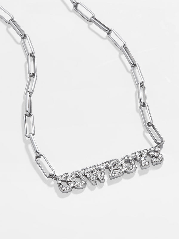 Dallas Cowboys NFL Silver Chain Necklace