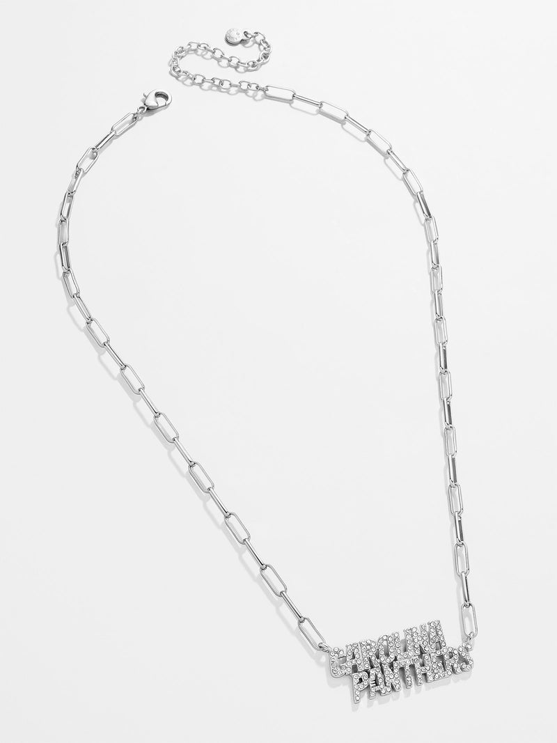 BaubleBar Carolina Panthers NFL Silver Chain Necklace - 
    NFL necklace
  
