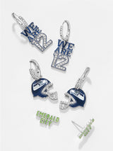 BaubleBar Seattle Seahawks NFL Earring Set - Seattle Seahawks - NFL huggie earrings & studs