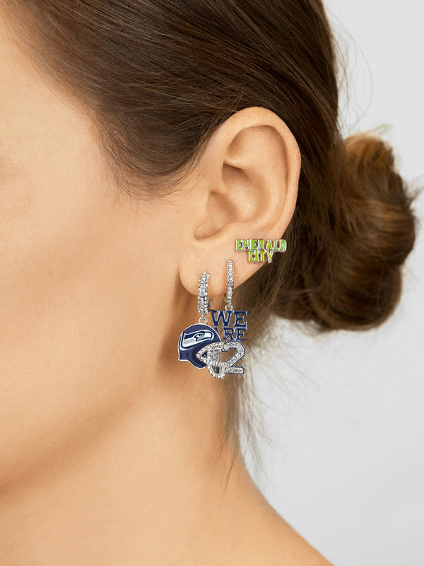 Seattle Seahawks NFL Earring Set - Seattle Seahawks