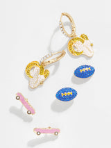 BaubleBar Los Angeles Rams NFL Earring Set - NFL huggie earrings & studs