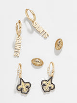 BaubleBar New Orleans Saints NFL Earring Set - New Orleans Saints - NFL huggie earrings & studs