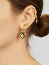 BaubleBar Baltimore Ravens NFL Earring Set - Baltimore Ravens - NFL huggie earrings & studs