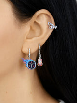 BaubleBar Tennessee Titans NFL Earring Set - Tennessee Titans - NFL huggie earrings & studs