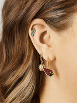 BaubleBar Arizona Cardinals NFL Earring Set - Arizona Cardinals - NFL huggie earrings & studs