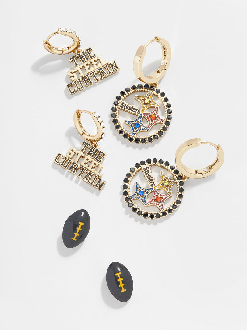 BaubleBar Pittsburgh Steelers NFL Earring Set - Pittsburgh Steelers - Get Gifting: Enjoy 20% Off​