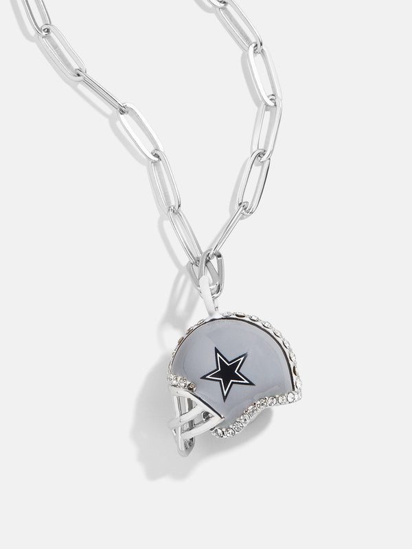 NFL Helmet Charm Necklace - Dallas Cowboys