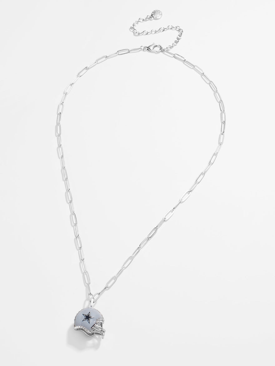 NFL Helmet Charm Necklace - Dallas Cowboys